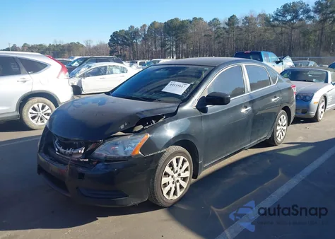 2013 Nissan Sentra Fe+ S z USA, uszkodzony, nr VIN 3N1AB7AP8DL691020